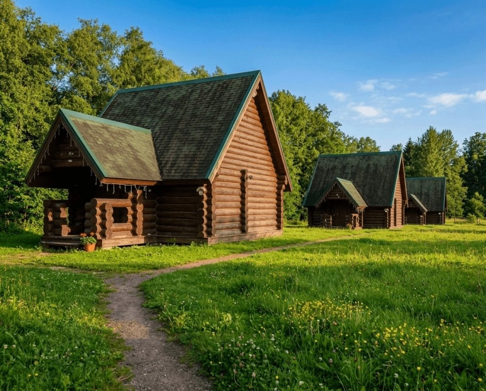 Домик на лесной заимке